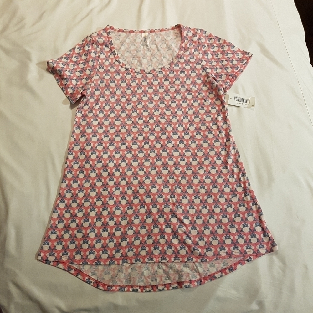 Lularoe women's size XXS Minnie Mouse classic T shirt, New